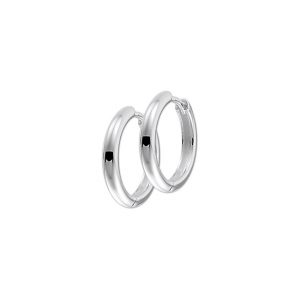 TFT Klapcreolen Half Rond Zilver Glanzend