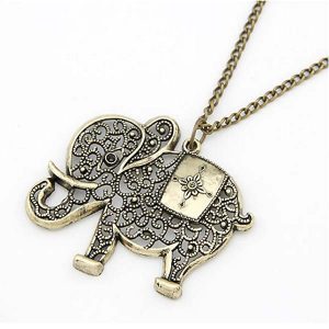 Fashion ketting Olifantje Brons