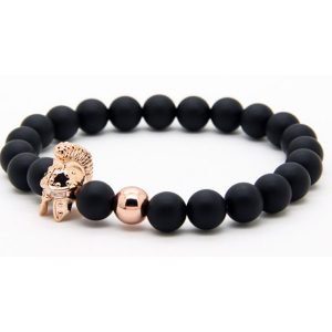 Kralen armband mannen Agaat Roman Warrior Rose