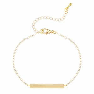 LGT JWLS Dames Armband Golden Bar Goud