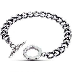 Sector heren armband Edelstaal