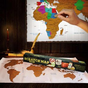 Scratch Map - Wereld Kraskaart