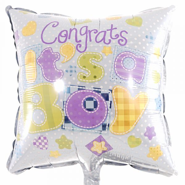 Felicitatie geboorte jongen ballon versturen