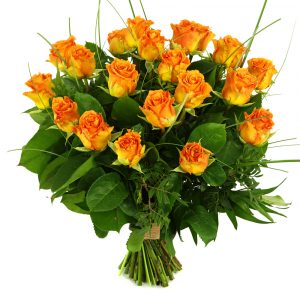 20 Oranje/zalm rozen