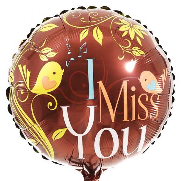 I miss you ballon laten bezorgen