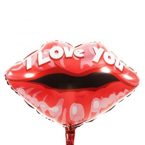 I love you lippen ballon bestellen