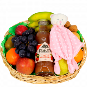 Geboorte fruitmand meisje