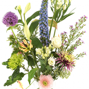 Geplukt tuin bloemen pastel bont bezorgen