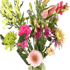 Geplukt roze bloemen bezorgen