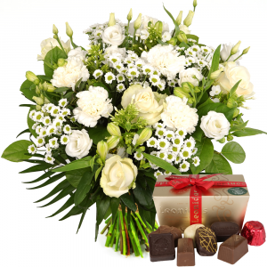 Vaderdag witte bloemen versturen