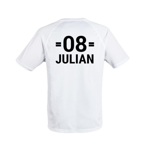 Sportshirt bedrukken - Heren - Wit - M