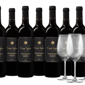 Wijnpakket Casa Safra Black Label Gran Reserva + 4 glazen
