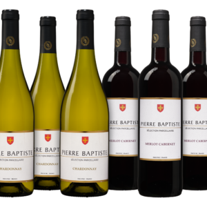 Wijnpakket Pierre Baptiste Chardonnay & Merlot-Cabernet Sauvignon
