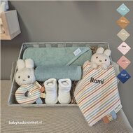 Babymand Kraamcadeau nijntje met naam