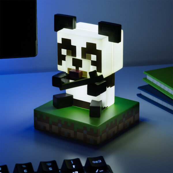 Minecraft Icon Lamp - Panda