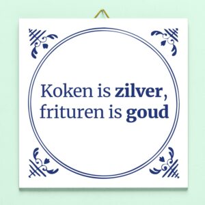 Tegeltje Koken Is Zilver