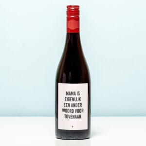Wijnfles Eigenlijk Een Tovenaar - Rood (Merlot)