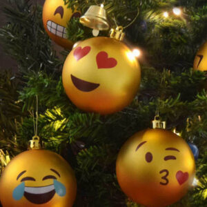Emoji Kerstballen