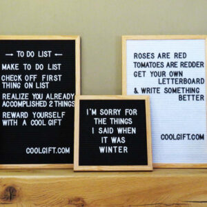 Vilt Letterbord (Houten Kader)