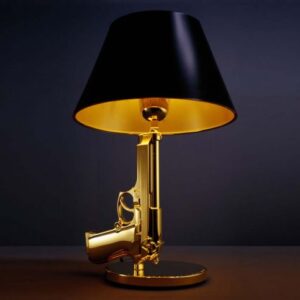 Golden Gun Lamp