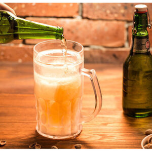 Bevroren Bierglas