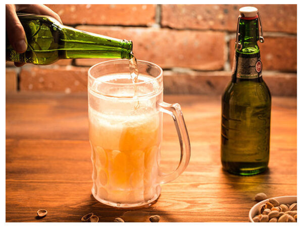 Bevroren Bierglas