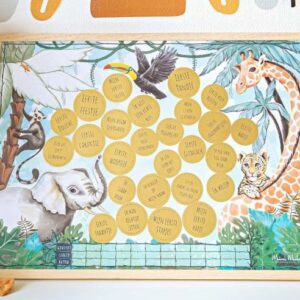 Baby Mijlpaal Krasposter