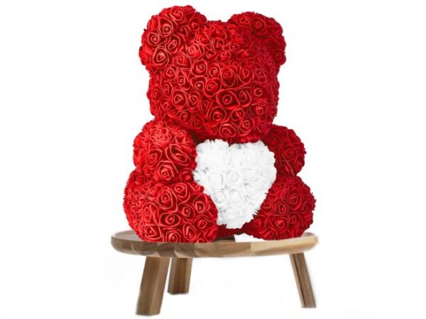 Rozenbeer 40 cm met Hart