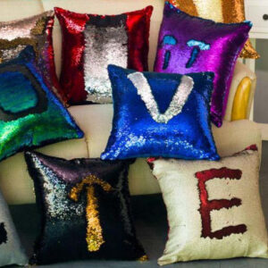 Glitter Pailletten Kussenhoes