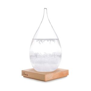 Stormglas Large - Weersvoorspeller - formaat ø 10 x 23 cm