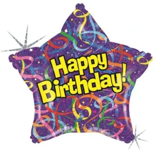 Happy birthday ster ballon