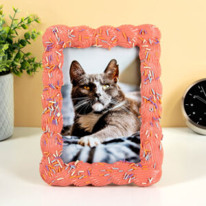 Taart fotolijstje - Roze