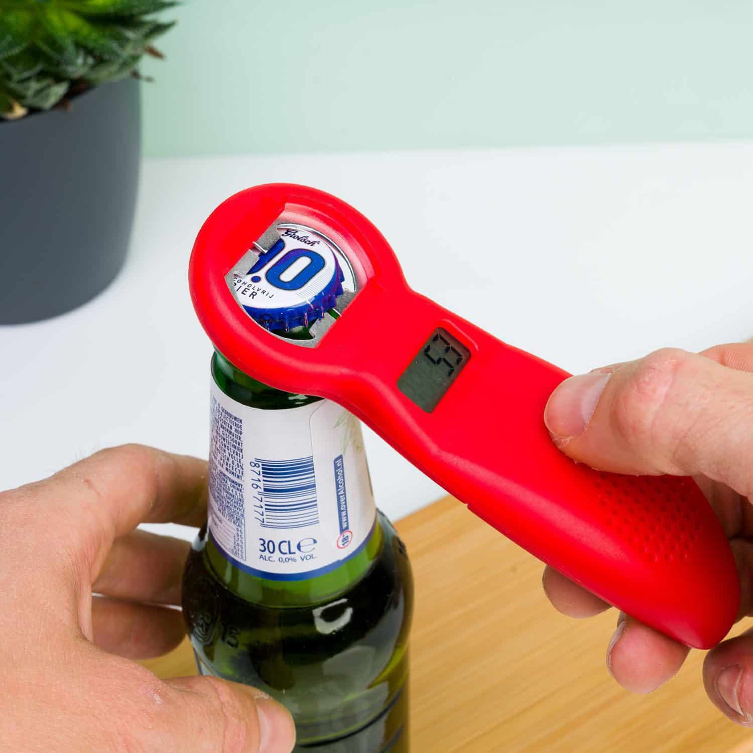 Flesopener met teller 1 Flesopener met teller