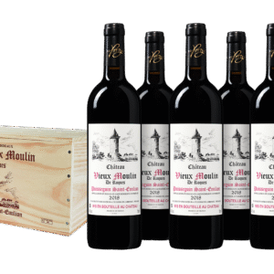 Château Vieux Moulin de Roques Puisseguin Saint-Émilion in wijnkist