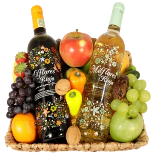 Fruitmand Rode en Witte wijn Ø 30cm