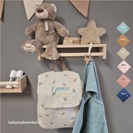 Rugtas Babycadeauset Jollein Teddy Lovely met naam