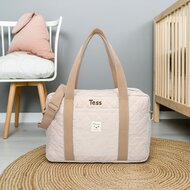 Luiertas Kidzroom Care Thinking Little Thoughts Beige Rib