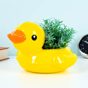 Badeend zwemband potje