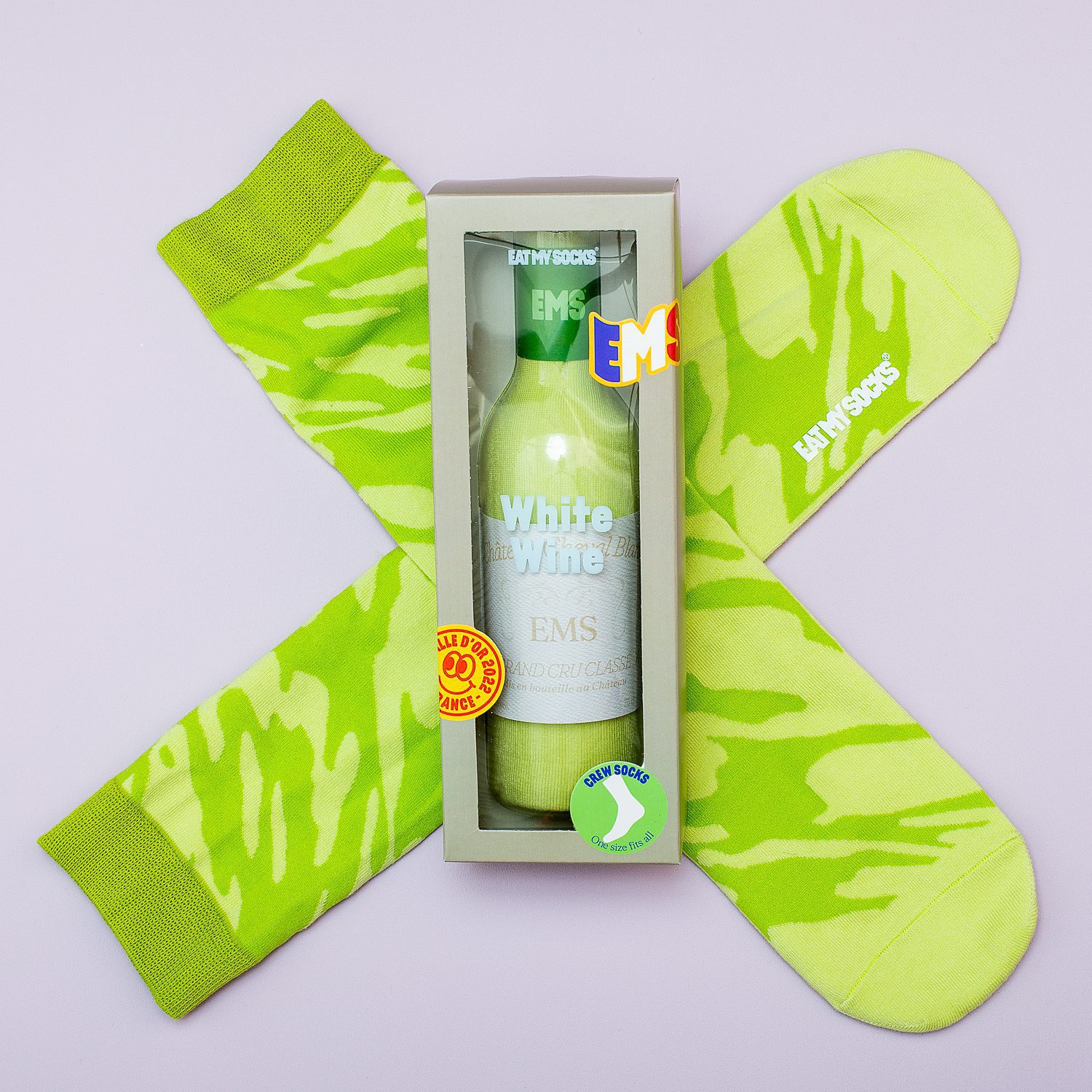 Wijnsokken - Wit 1 Wijnsokken - Wit