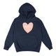 Hoodie voor kinderen bedrukken - Navy - 8 jaar