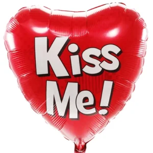 Kiss me helium ballon gewichtje
