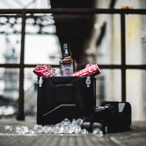 Jerrycan Giftbox 10L - Zwart - Unieke Opbergdoos - Exclusief drank - Origineel cadeau - Opbergoplossing