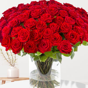 50 rode rozen - XL rozen - Red Naomi