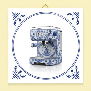 Tegeltje koffiezetapparaat