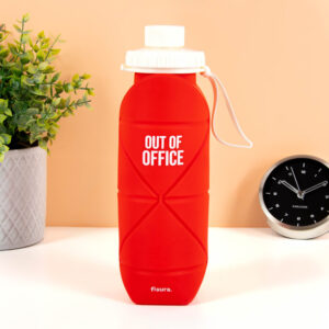 Opvouwbare waterfles - Rood