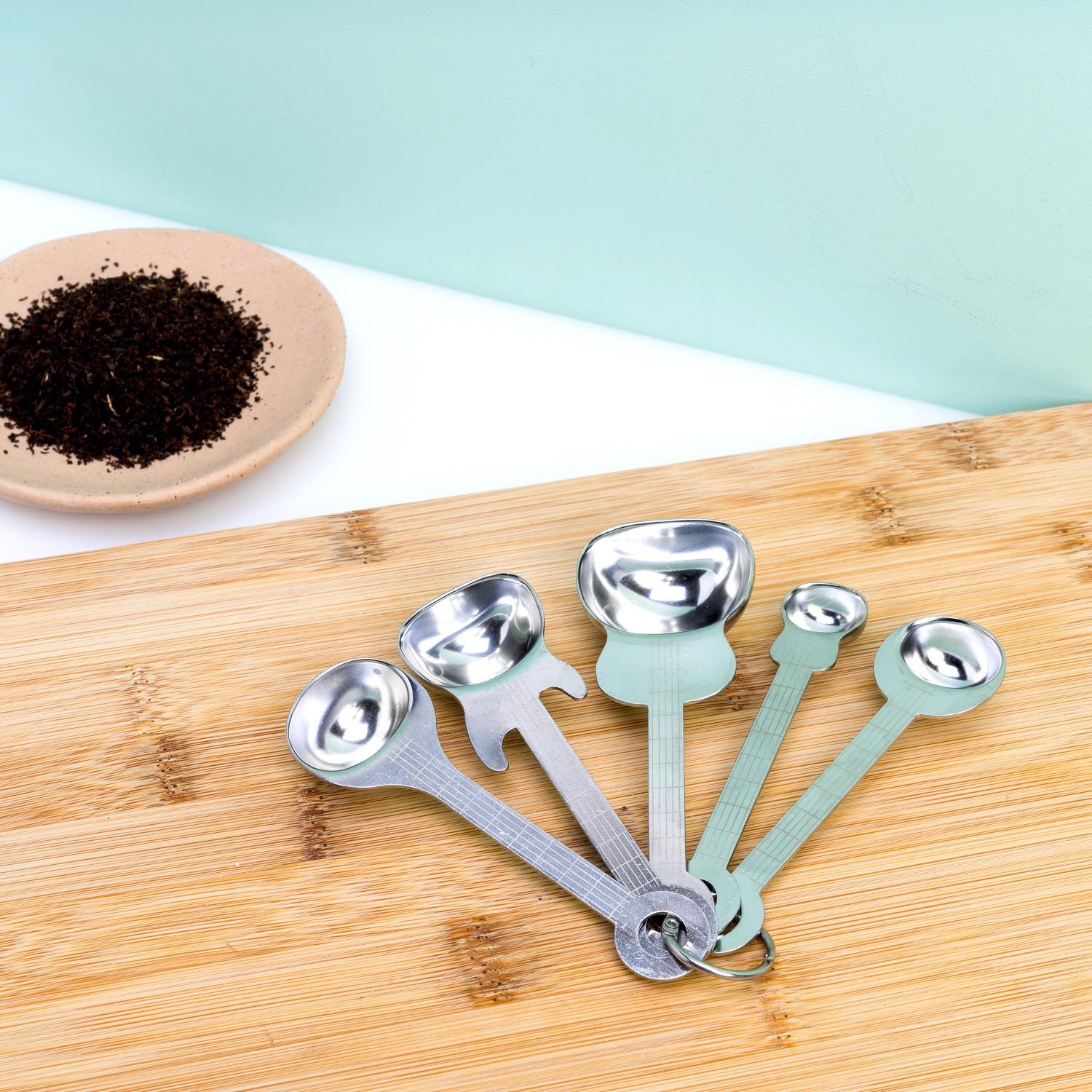 Gitaar maatlepels (set van 5) 1 Gitaar maatlepels (set van 5)