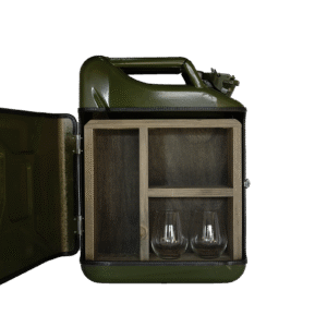 Jerrycan Bar Gin - Groen - Leuk voor in de mancave - Uniek en Stijlvol - Perfect voor de ginliefhebbers