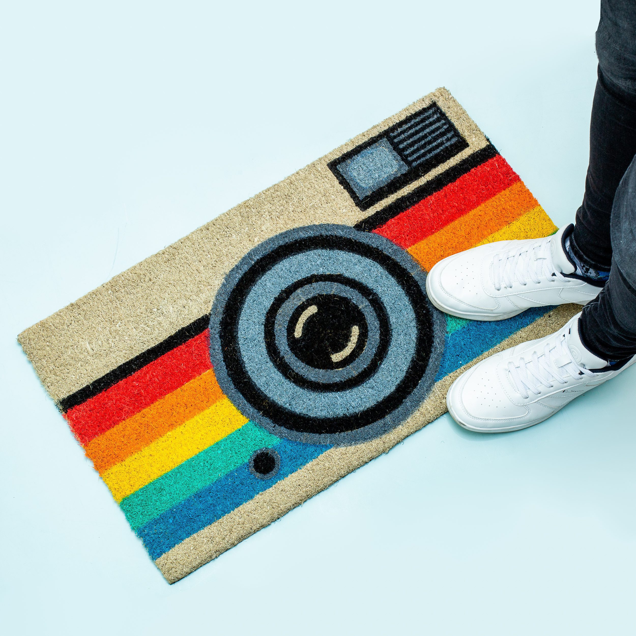 Retro camera deurmat 1 Retro camera deurmat