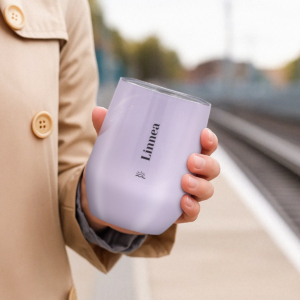 Thermo mok bedrukken - 350 ml - Paars