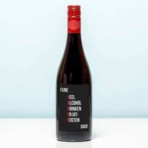 Wijnfles Fijne Vaderdag - Rood (Merlot)